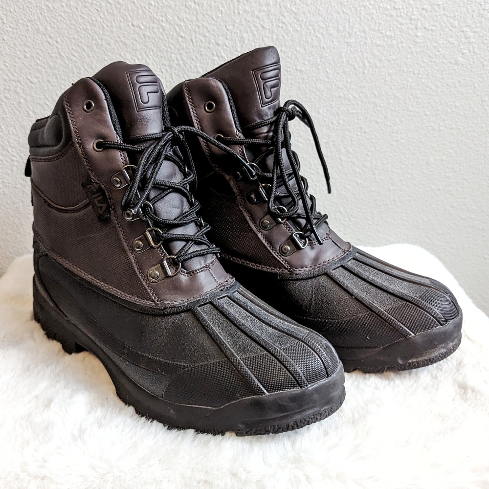 Fila Waterproof Brown/Black Snow Boots